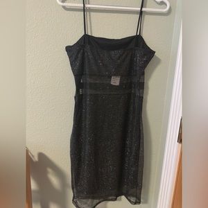 Sequin Black Dress